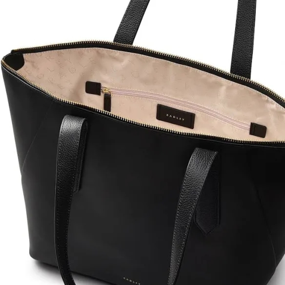 Radley Black Leather Tote Bag